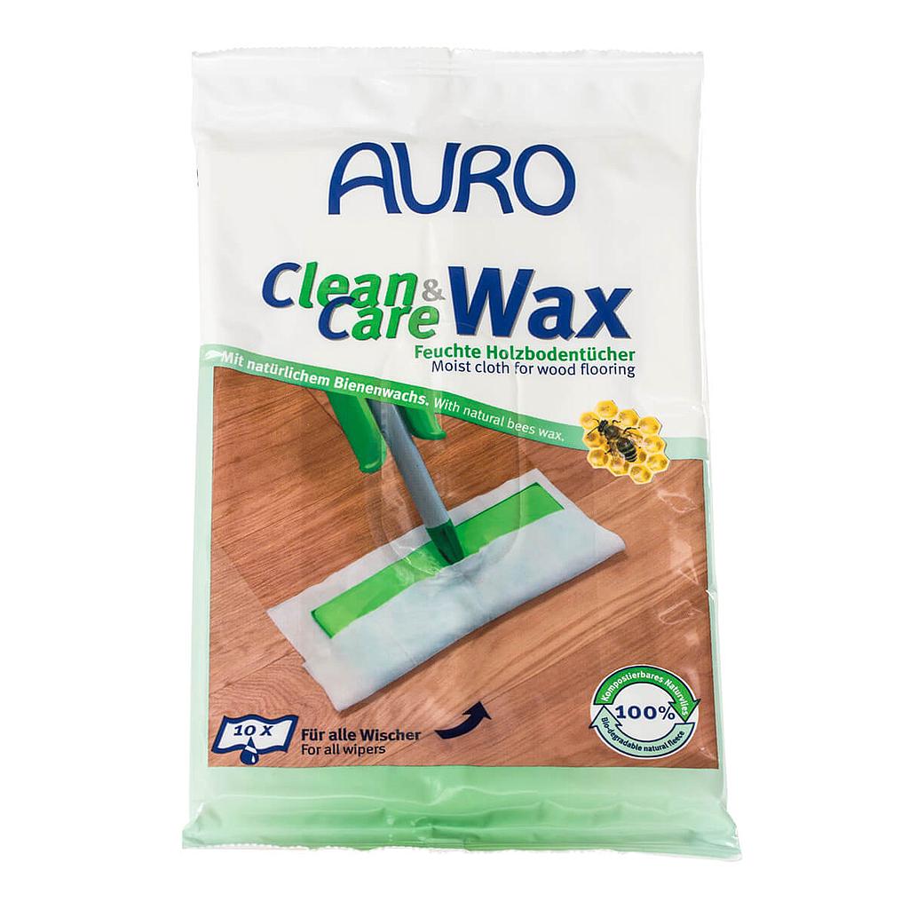 Clean & Care Wax - Feuchte Holzbodentücher 0.2L, Nr. 680 (18 Beutel Karton)